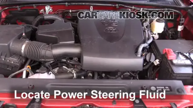 2016 Toyota Tacoma SR5 3.5L V6 Crew Cab Pickup Power Steering Fluid Add Fluid